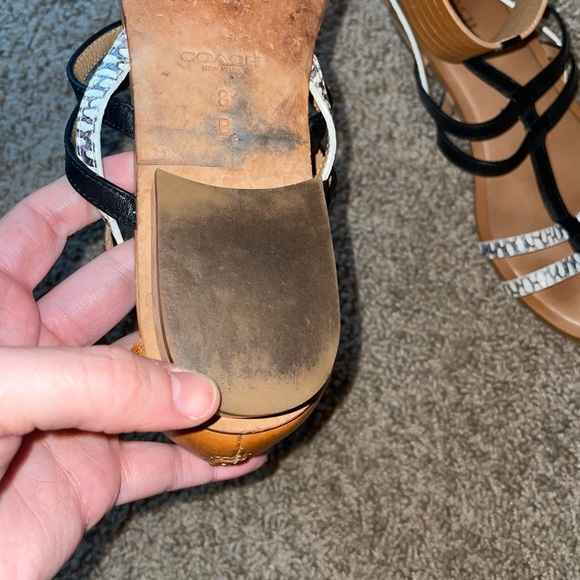 Coach Nillie Leather Gladiator sandals - Picture 3 of 7